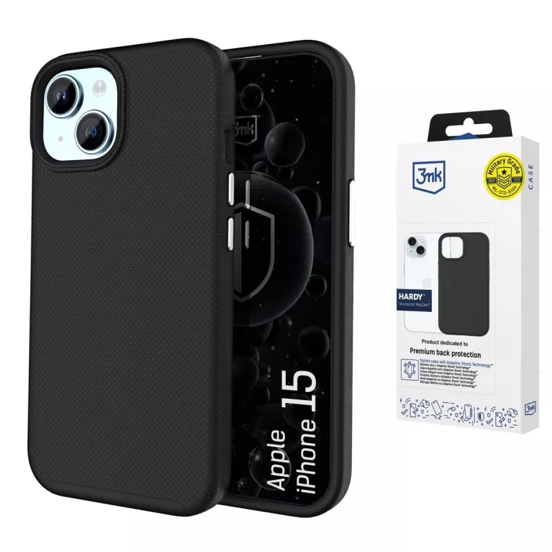Capa traseira 3MK PROTECTION Apple iPhone 15 Hardy Shockproof MagCase transparente