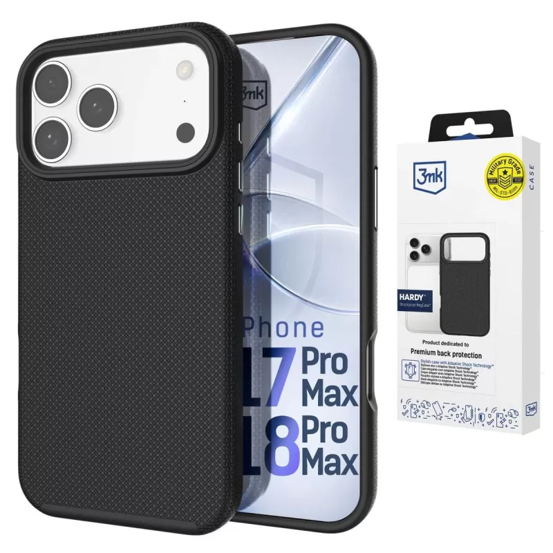 Capa traseira 3MK PROTECTION Apple iPhone 17 Pro Max Hardy Shockproof MagCase transparente