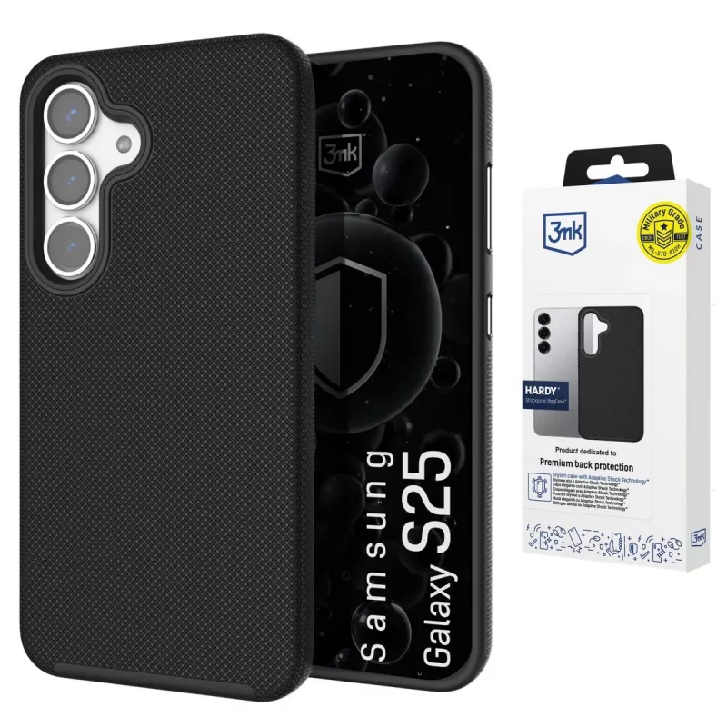 Capa traseira 3MK PROTECTION Samsung Galaxy S25 Hardy Shockproof MagCase transparente