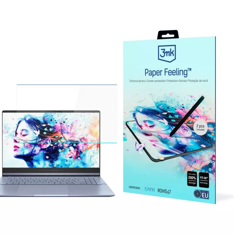 Película de proteção de ecrã 3MK PROTECTION Asus Vivobook S15 (S5506) - até 17 3mk Paper Feeling