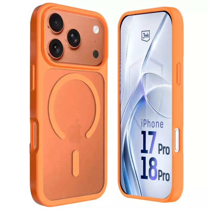 3MK PROTECTION Apple iPhone 17 Pro - 3mk Hardy Hazy MagCase laranja