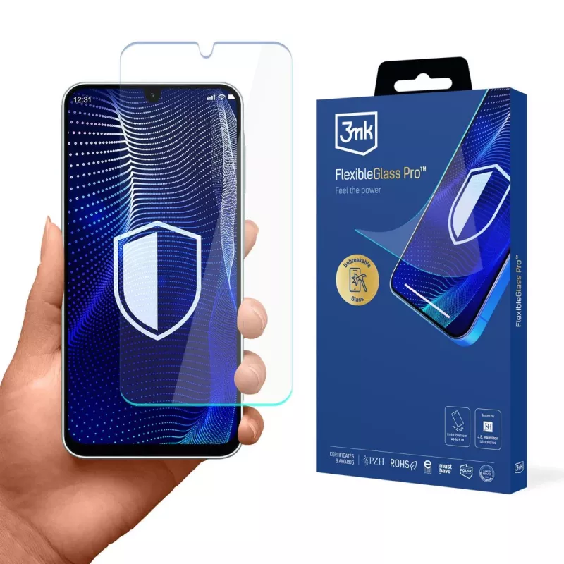 3MK PROTECTION Samsung Galaxy A27 5G - 3mk FlexibleGlass Pro Película protetora de vidro híbrido