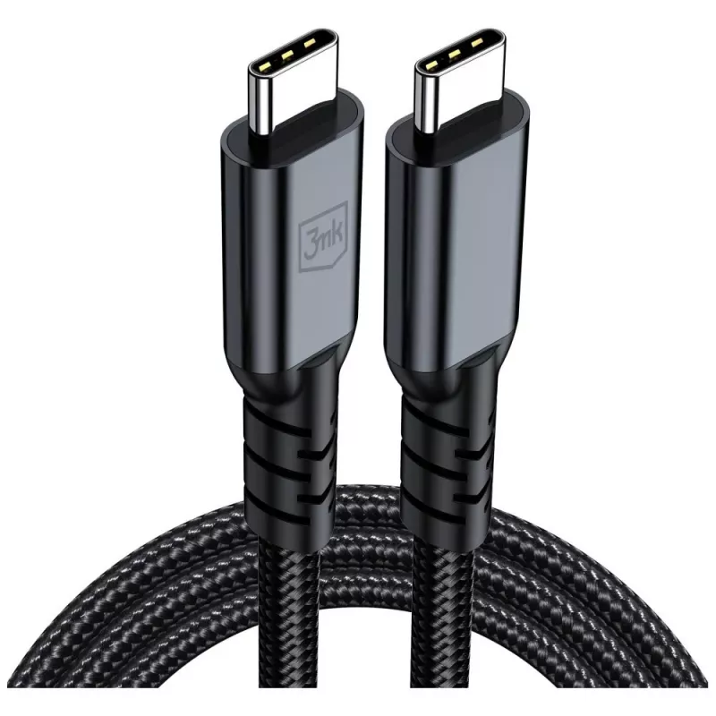 3MK PROTECTION Cabo Hyper N-SERIES Thunderbolt 4 2m 48V/5A 40Gb/s 240W 8K60Hz preto