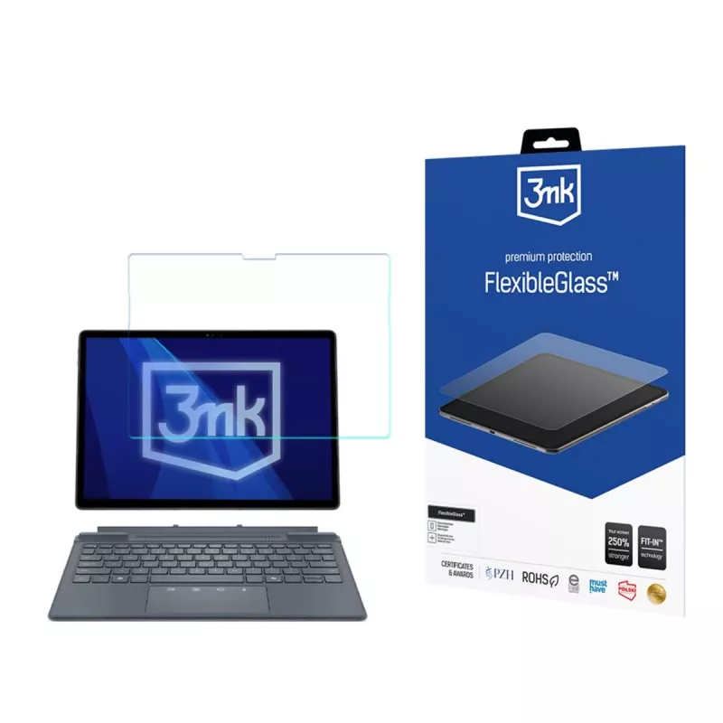 Protetor de ecrã em vidro híbrido 3mk FlexibleGlass para Dell Latitude 7350 Detachable