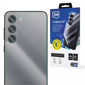 3MK PROTECTION Samsung Galaxy S23 5G Kit de película protetora FullBody (TPU, transparente, autorregeneradora)