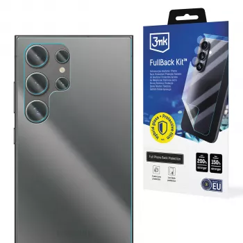 3MK PROTECTION Samsung Galaxy S24 Ultra FullBack Kit - Película de proteção para a parte traseira, laterais e câmara