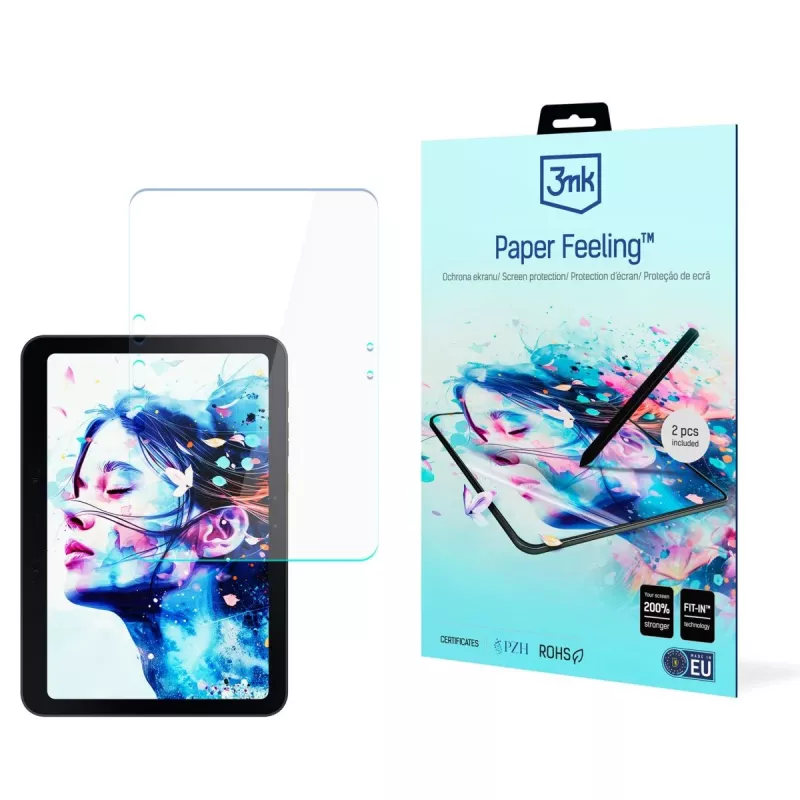3MK PROTECTION Paper Feeling Película protetora de ecrã para Samsung Galaxy Tab Active5 Pro - Mate, Antirreflexo, Antidedadas