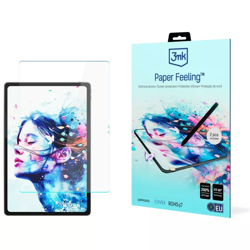 3MK PROTECTION PaperFeeling Película protetora de ecrã para Lenovo Tab K12 (TB361FU, TB361ZU) - pack de 2