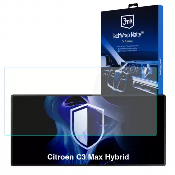 3MK PROTECTION Citroen C3 Max Hybrid - Protetor de ecrã mate para ecrã central 3mk TechWrap