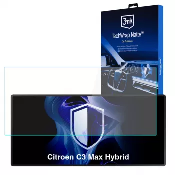 3MK PROTECTION Citroen C3 Max Hybrid - Protetor de ecrã mate para ecrã central 3mk TechWrap