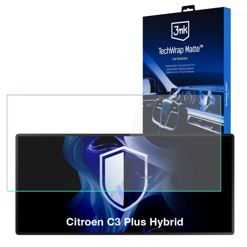 3MK PROTECTION Citroen C3 Plus Hybrid - Protetor de ecrã mate para ecrã central 3mk TechWrap
