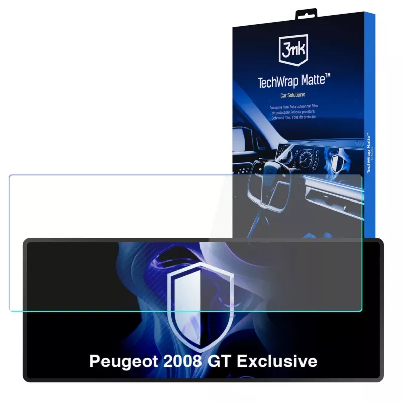 3MK PROTECTION Peugeot 2008 GT Exclusive - Protetor de ecrã mate para ecrã central 3mk TechWrap