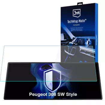3MK PROTECTION Peugeot 308 SW Style - Protetor de ecrã mate para ecrã central 3mk TechWrap