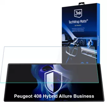 3MK PROTECTION Peugeot 408 Hybrid Allure Business - Protetor de ecrã mate para ecrã central 3mk TechWrap