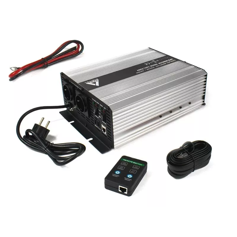 AZO DIGITAL Fonte de alimentação ininterrupta (UPS + AVR) 12V UPS-2000SR 2000VA 1400W line-interactive