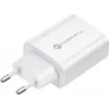 FORCELL F-ENERGY TFK-TC-20WPD carregador USB-C com cabo USB-C para Lightning, 20W PD QC4.0, 3A, branco