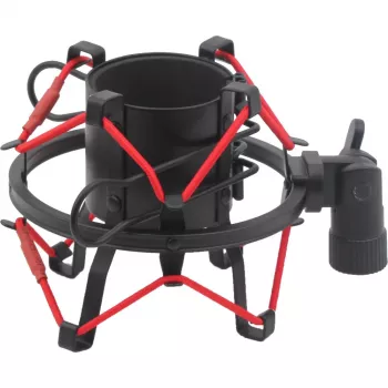 MOZOS SHM2-RED Suporte anti-vibração tipo aranha para microfone 48-54 mm Vermelho