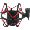 MOZOS SHM2-RED Suporte anti-vibração tipo aranha para microfone 48-54 mm Vermelho