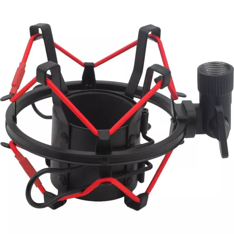 MOZOS SHM2-RED Suporte anti-vibração tipo aranha para microfone 48-54 mm Vermelho