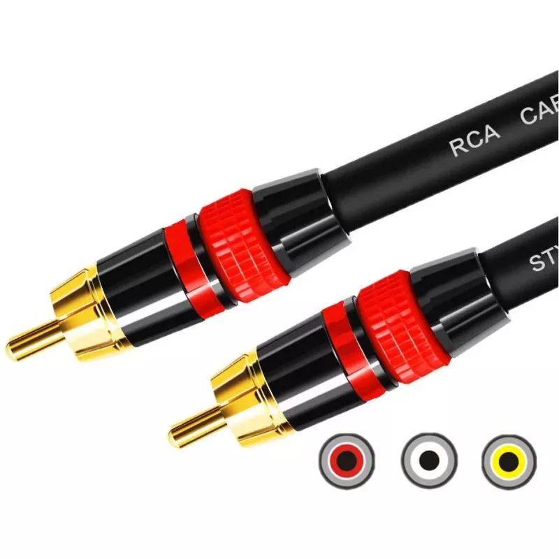 Cabo de subwoofer RCA para RCA MOZOS Premium 3m