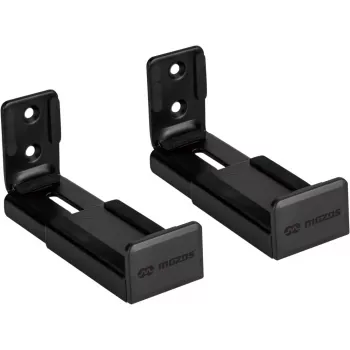 Suporte de parede para soundbar MOZOS SWM2 – preto, aço, capacidade de carga 15 kg