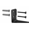 Suporte de parede para soundbar MOZOS SWM2 – preto, aço, capacidade de carga 15 kg