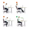 Suporte ergonómico de alumínio para portátil MOZOS N3 SV para portáteis de 10-17,3 polegadas, prateado