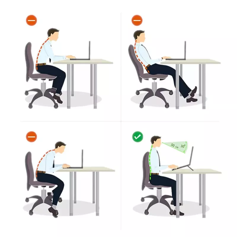 Suporte ergonómico de alumínio para portátil MOZOS N3 SV para portáteis de 10-17,3 polegadas, prateado