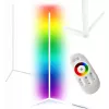 Candeeiro de chão de canto LED MOZOS LC-RGB branco
