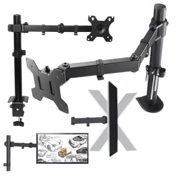 Suporte de mesa para monitor MOZOS MS02 10-29 polegadas preto