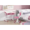 Conjunto de secretária e cadeira ajustável MOZOS DC-SET rosa