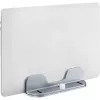 Suporte universal para portátil e tablet MOZOS H1, altura e inclinação ajustáveis, dobrável, liga de alumínio, prateado, incl. bolsa de transporte