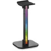 MOZOS D11 suporte para auscultadores RGB LED com hub USB e ligação áudio