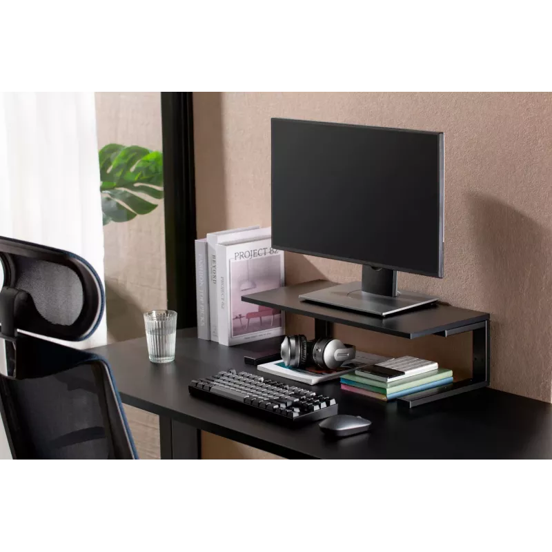 MOZOS Ergo Clamp Riser suporte para monitor e portátil preto 600x260mm