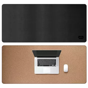 MOZOS LDP1260 tapete de secretária em pele premium 1200x600 mm preto