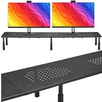 MOZOS SPM2 suporte de secretária para dois monitores 1000x230x120 mm preto
