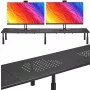 MOZOS SPM2 suporte de secretária para dois monitores 1000x230x120 mm preto