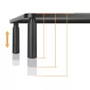 MOZOS SPM2 suporte de secretária para dois monitores 1000x230x120 mm preto