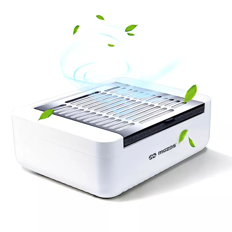 MOZOS LG608 aspirador de pó de unhas 40W branco