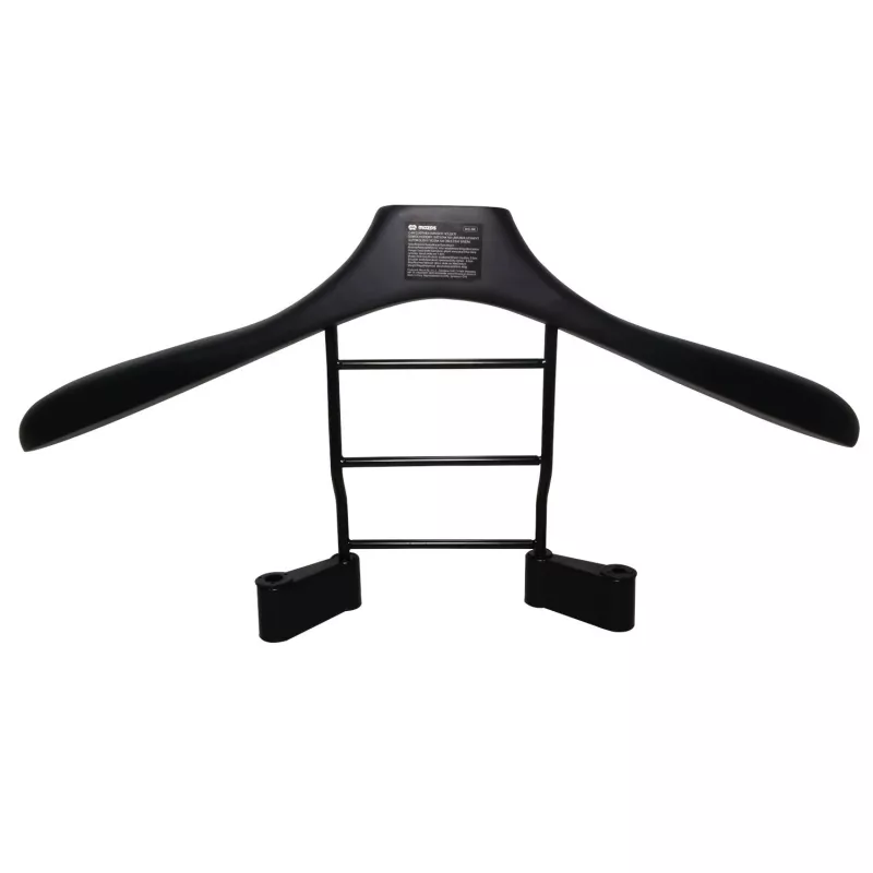 MOZOS WS-BK cabide de carro para encosto de cabeça, preto/prateado, aço inoxidável e ABS, capacidade de carga 20 kg