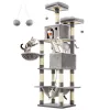 MOZOS Kitty Tree arranhador grande para gatos, altura 206 cm
