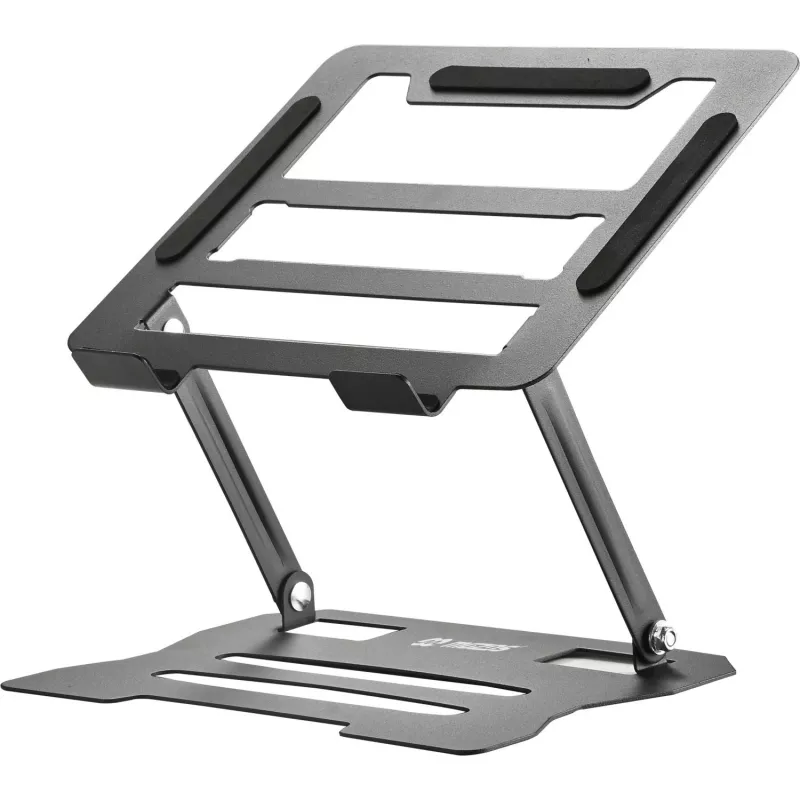 MOZOS N2-BK suporte ergonómico para portátil - preto, altura ajustável, dobrável, alumínio