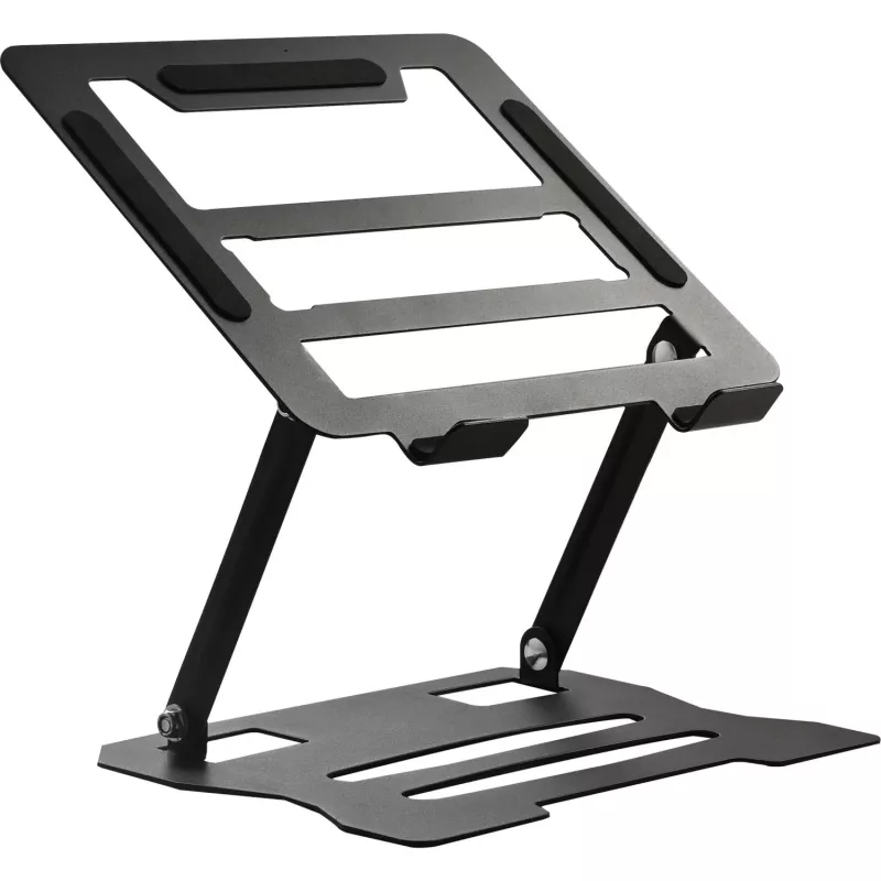 MOZOS N2-BK suporte ergonómico para portátil - preto, altura ajustável, dobrável, alumínio