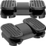 MOZOS FS6 Apoio de Pés para Escritório Preto Ajustável Ergonómico com Nódulos de Massagem
