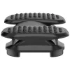 MOZOS FS6 Apoio de Pés para Escritório Preto Ajustável Ergonómico com Nódulos de Massagem