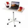 MOZOS SPM4-WH Mesa Móvel para Portátil com Altura Ajustável, Branca