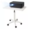 MOZOS SPM4-WH Mesa Móvel para Portátil com Altura Ajustável, Branca