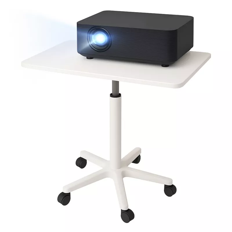 MOZOS SPM4-WH Mesa Móvel para Portátil com Altura Ajustável, Branca