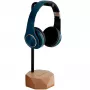 MOZOS HS-PRO-LIGHT Suporte para Auscultadores em Madeira, Freixo e Ferro, 35 cm, Castanho Claro