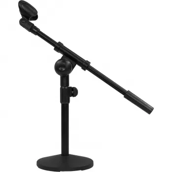 MOZOS SM807 Suporte de Secretária para Microfone de Estúdio com Base Redonda Pesada, Preto